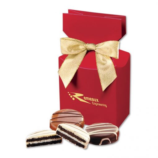 Chocolate Covered Oreo® Cookies in Red Premium Delights Gift Box