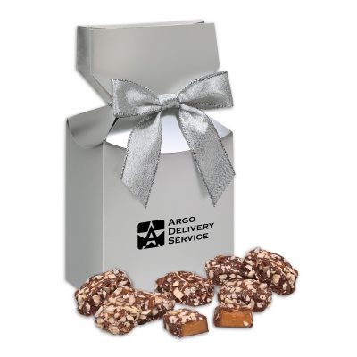 English Butter Toffee in Silver Premium Delights Gift Box
