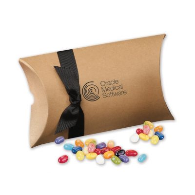 Jelly Belly® Jelly Beans in Kraft Pillow Pack Box