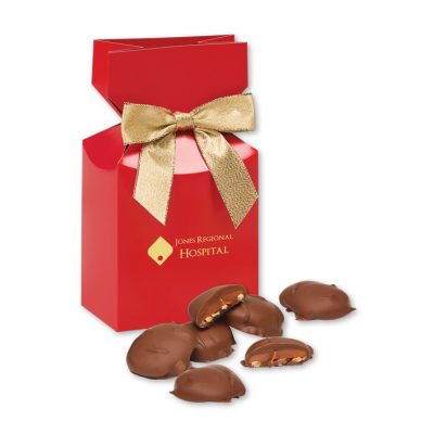 Pecan Turtles in Red Gift Box