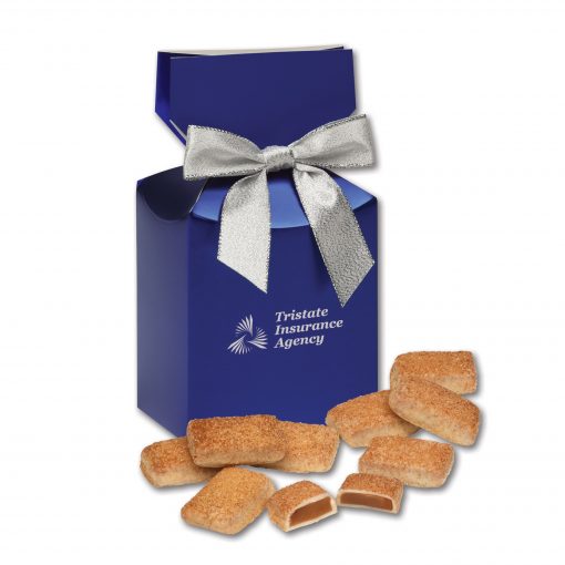 Cinnamon Churro Toffee in Blue Premium Delights Gift Box