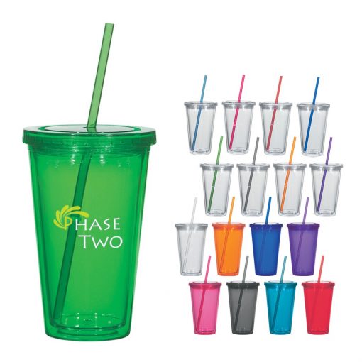 16 oz. Double Wall Tumbler With Candy