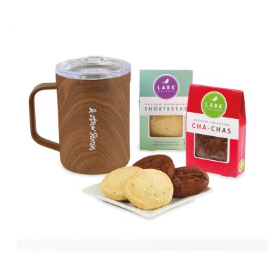 Corkcicle® Sip & Indulge Cookie Gift Set - Walnut