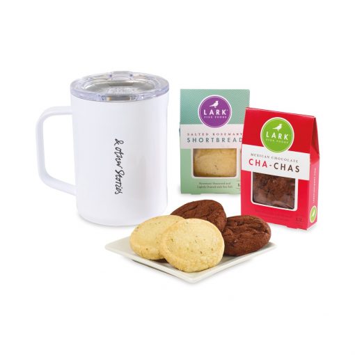 Corkcicle® Sip & Indulge Cookie Gift Set - White