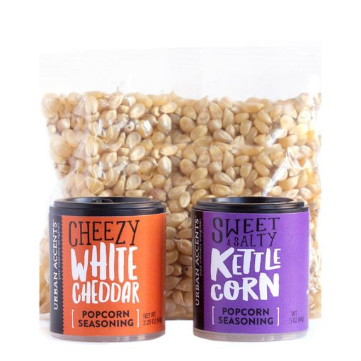 What's Pop'N Gourmet Popcorn Gift Set - Black-4