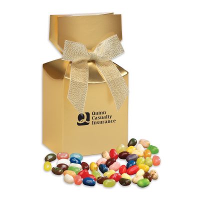 Jelly Belly® Jelly Beans in Gold Premium Delights Gift Box
