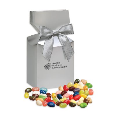 Jelly Belly® Jelly Beans in Silver Premium Delights Gift Box