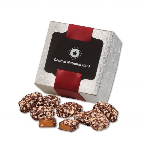 English Butter Toffee in Silver Gift Box