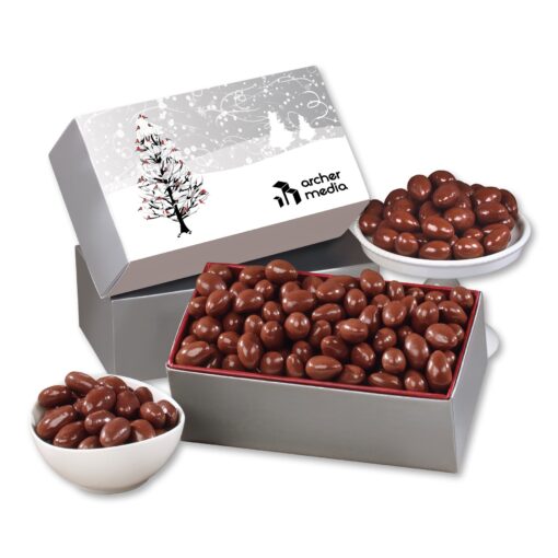 Chocolate Covered Almonds with Cardinals Sleeve
