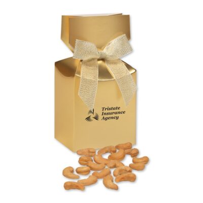 Extra Fancy Cashews in Gold Gift Box