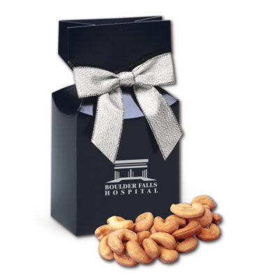 Extra Fancy Cashews in Navy Gift Box