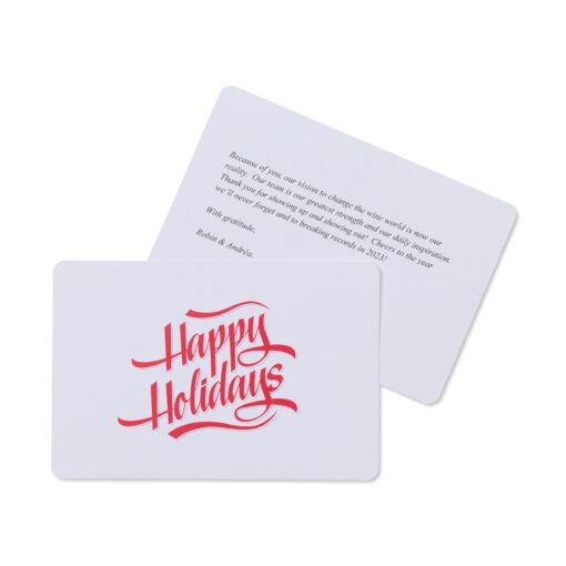 Happy Holidays Greeting Card - White