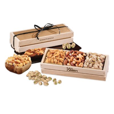 Crunchy Favorites in Wooden Crate