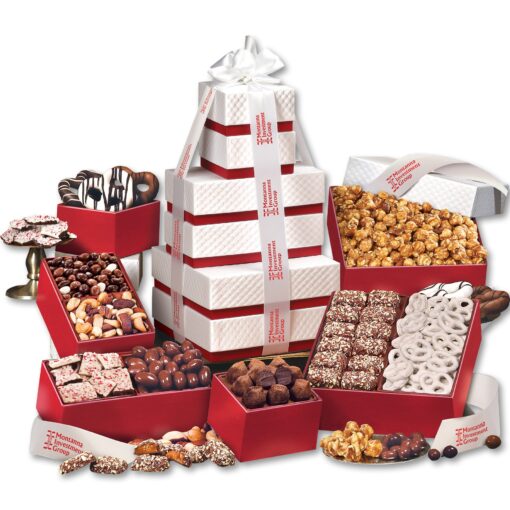 The "Park Avenue" Ultimate Tower of Treats in Red