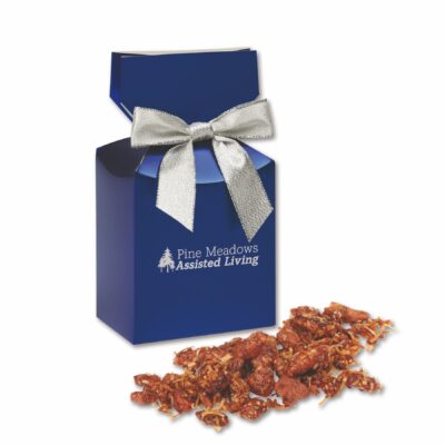 Blue Premium Delights Gift Box w/Coconut Praline Pecans