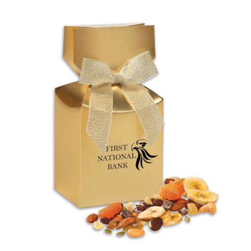 Gold Premium Delights Gift Box w/Western Trail Mix