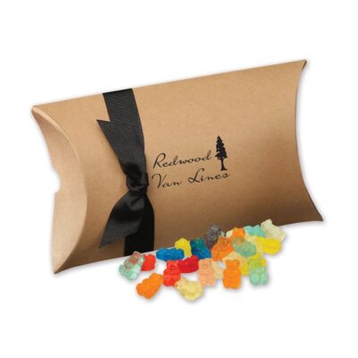 Kraft Pillow Pack Box w/Gummi Bears