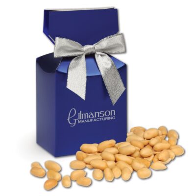 Metallic Blue Gift Box w/Choice Virginia Peanuts