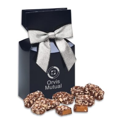 Navy Gift Box w/English Butter Toffee