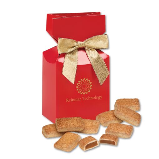 Red Premium Delights Gift Box w/Cinnamon Churro Toffee-1