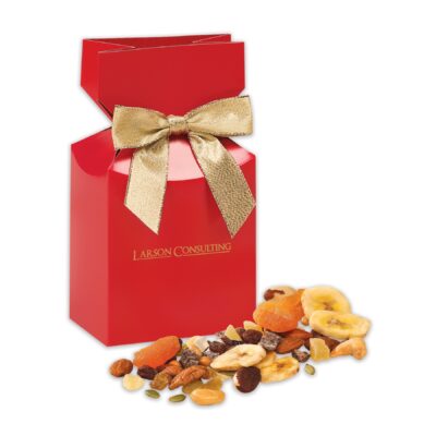 Red Premium Delights Gift Box w/Western Trail Mix
