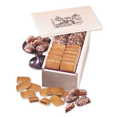 Wooden Collector's Box w/English Butter Toffee & Cinnamon Churro Toffee-1