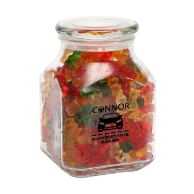 Gummy Bears in Lg Glass Jar