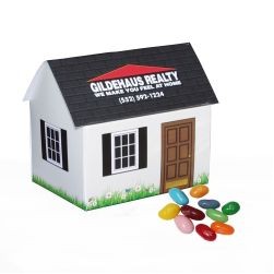 House Paper Bank w/ Mini Bag Jelly Belly® Candy
