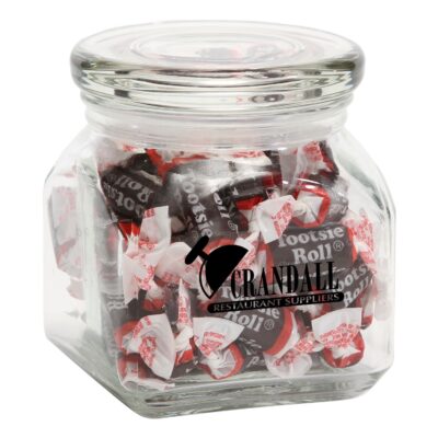Tootsie Roll® Candy in Sm Glass Jar