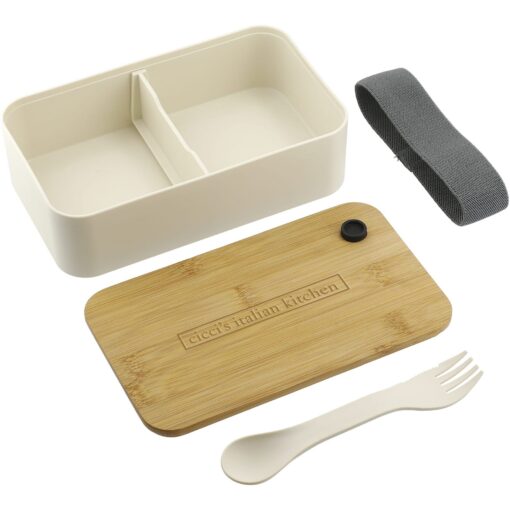 PLA Bento Box with Bamboo Lid-3