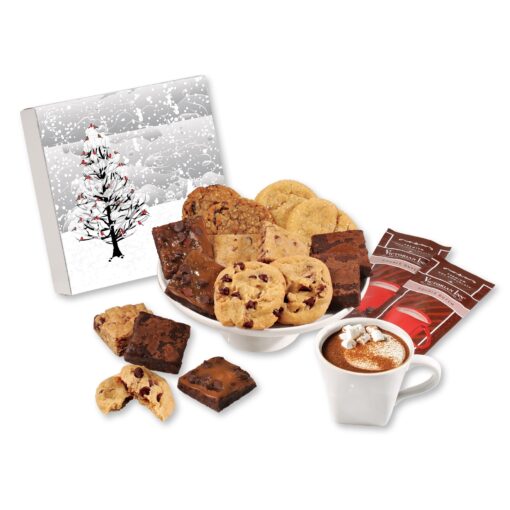 Cardinals Gift Box w/Gourmet Cookie & Brownie-2