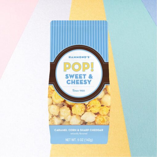 Hammonds™ POP! Gourmet Popcorn - Blue-Sweet & Cheesy-6