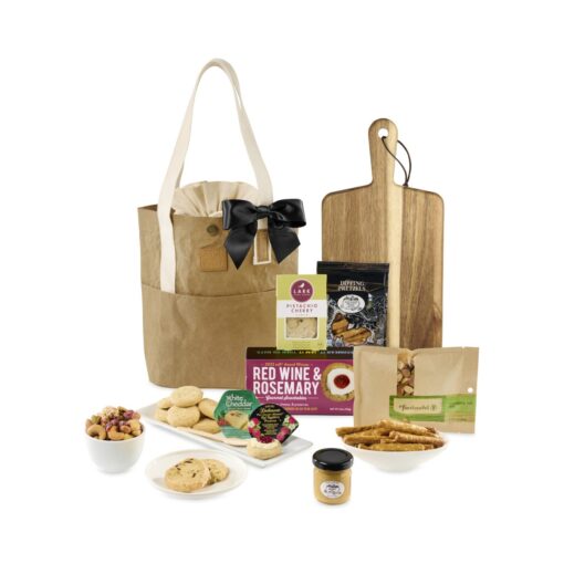 Out Of The Woods® Wine Time Tote & Board Gift Set - Kraft-2