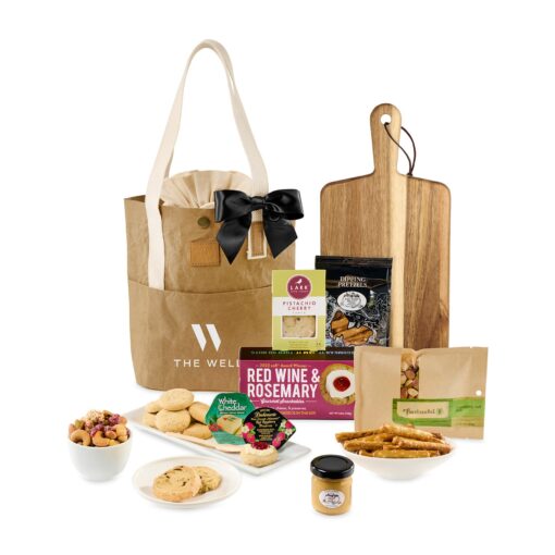 Out Of The Woods® Wine Time Tote & Board Gift Set - Kraft-1