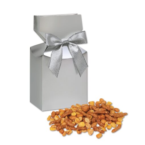 Silver Premium Delights Gift Box w/Sweet & Salty Mix-2