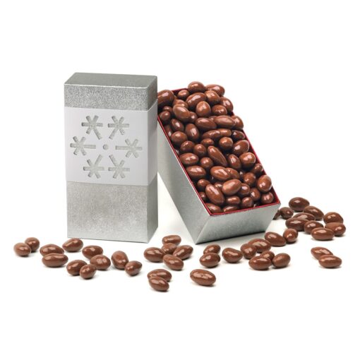 Snowflake Gift Box w/Chocolate Covered Almonds-2