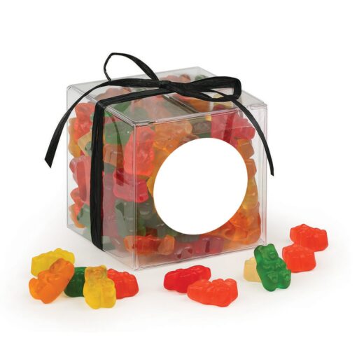 Stylish Acetate Cube w/Gummi Bears-2