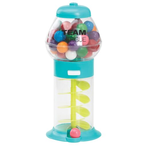 7.25" Assorted Color Mini Spiral Gumball Machine-1
