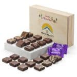 Custom Custom Christmas Wooden Box Morsel 24 with your company logo
