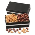 Custom Double Delights with Chocolate Almonds and Fancy Cashews with your company logo - 1