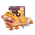 Custom Entertainer's Assortment Snack Board w/Slicer with your company logo - 1