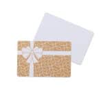 Custom Gift Box Greeting Card - White with your company logo - 1