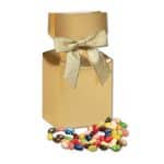 Custom Gold Premium Delights Gift Box w/Jelly Belly® Jelly Beans with your company logo - 1
