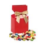 Custom Jelly Belly® Jelly Beans in Red Premium Delights Gift Box with your company logo - 1