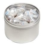Custom Large Round Window Tin Premium Fill with your company logo - 1