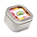 Custom Large Square Window Tin Standard Fill with your company logo - 4