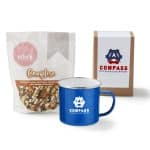 Custom Mug & Popcorn Gift Set with your company logo - 1