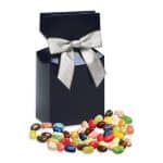 Custom Navy Blue Gift Box w/Jelly Belly® Jelly Beans with your company logo - 1