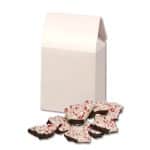 Custom Peppermint Bark in Gable Top Gift Box with Full Color Imprint with your company logo - 1