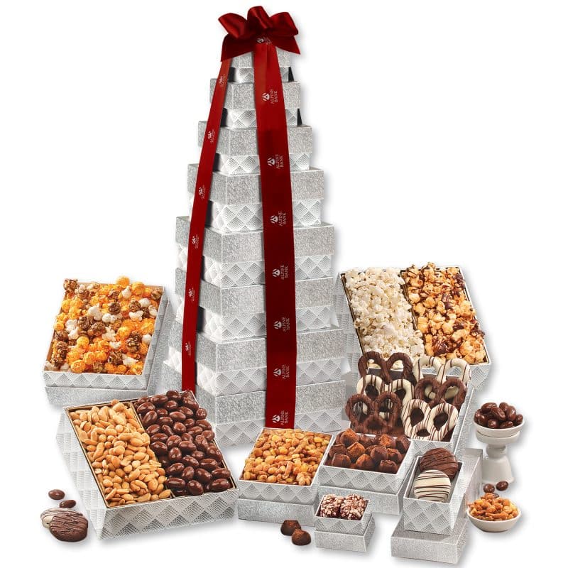 Custom Silver Delights Giant Party Tower with your company logo - 7